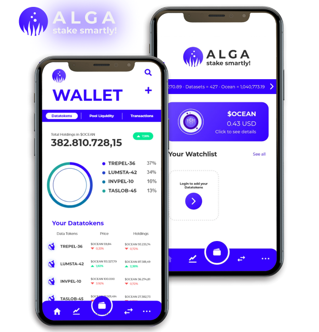 Alga App Stake Smartly