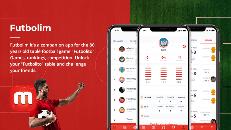 Futbolim Mobile app