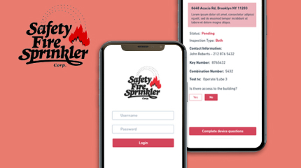 Sprinkler inspectors app